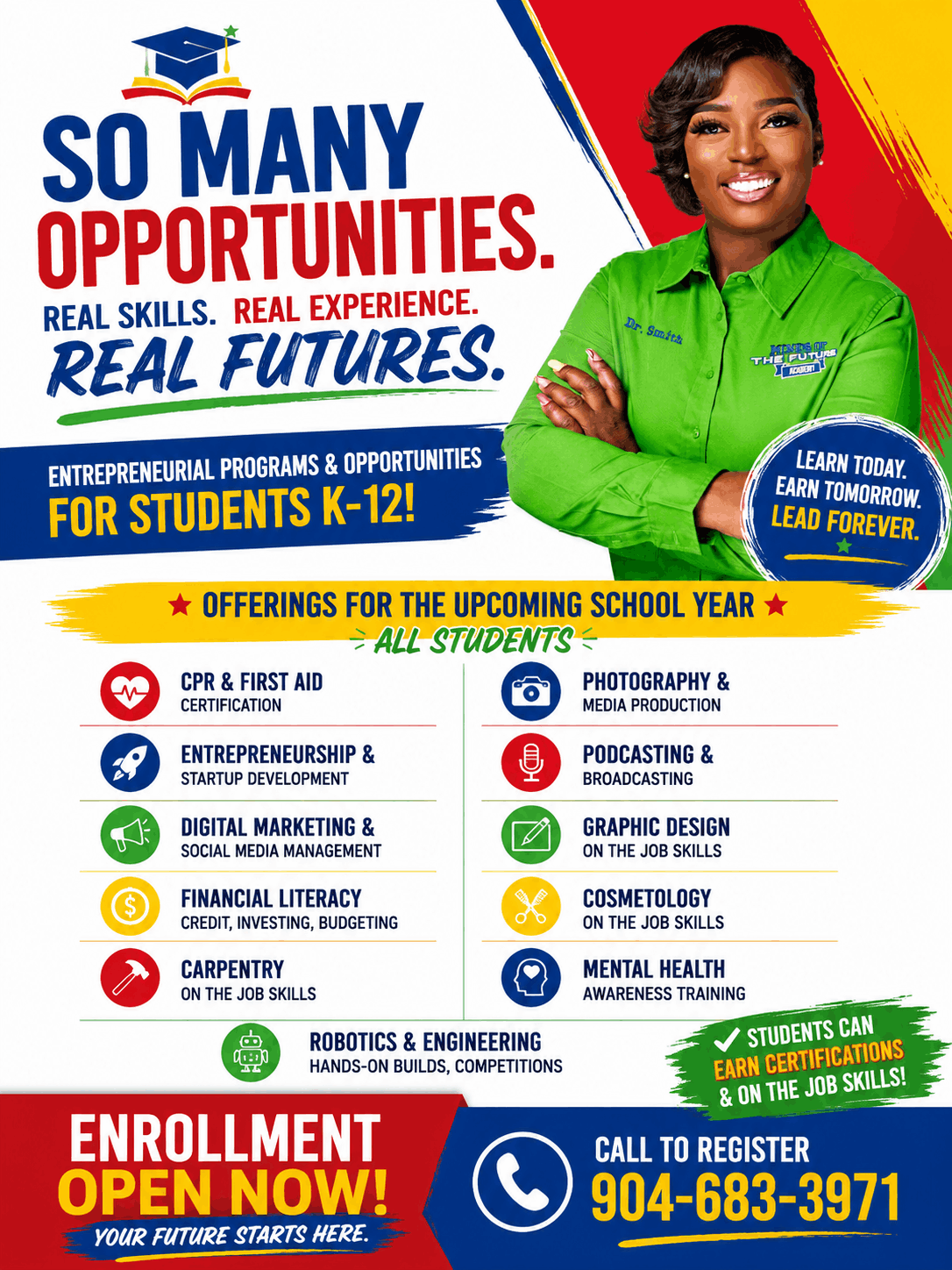 Minds of the Future Academy - Enrollment